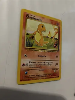 1999 Charmander Base Set Pokemon Card 46/102 WOTC - Image 2