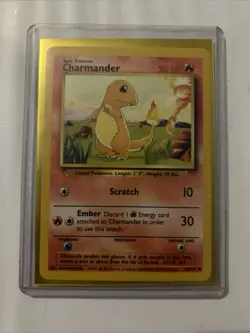 1999 Charmander Base Set Pokemon Card 46/102 WOTC - Image 3