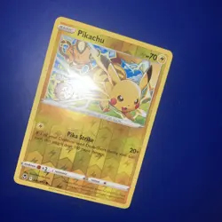 1X NM Pikachu - 049/195 - Common Reverse Holo - Pokemon Silver Tempest - Image 4