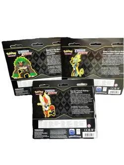Pokemon TCG Crown Zenith Pin Collection - Set of 3 Blisters (9 Packs) NEW SEALED - Image 2