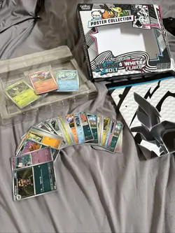 Pokemon White Flare Black Bolt Poster Collection - Promos Poster + 41 Card Bulk! - Image 2