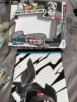 Pokemon White Flare Black Bolt Poster Collection - Promos Poster + 41 Card Bulk! - Image 4