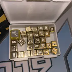 Pokemon Center Arceus damage counter case with metal counter dice and markers - Image 3