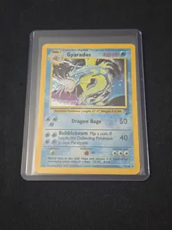 Gyarados 007/130 Base Set 2 Holo Pokemon TCG MP Condition Vintage WOTC ERA - Image 1