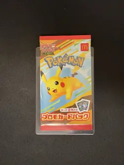 Sealed Japanese McDonald's Pokemon Promo Pack 2025 Pikachu 020/M-P US seller - Image 1