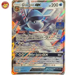 Glaceon GX Promo 095/SM-P Gym Stamp Participation Prize Pokemon Indonesia - Image 1