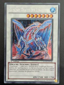 Gungnir, Drache der Eisbarriere HA03-DE030 Secret Rare Deutsch NM Yugioh - Image 1