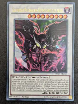 Gluhender Rotdrachen-Erzunterweltler HSRD-DE041 Ultra Rare Deutsch NM Yugioh - Image 1