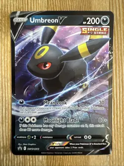 Umbreon V - SWSH203 - Ultra Rare Black Star Promo Rare - Pokemon Card - NM - Image 1