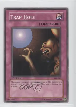 Trap Hole 1st Ed. YuGiOh Starter Deck Yugi Evolution #SYE-041 2004 READ - Image 1