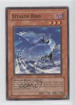 Stealth Bird 1st Ed. YuGiOh Invasion of Chaos #IOC-068 2004 READ - Image 1