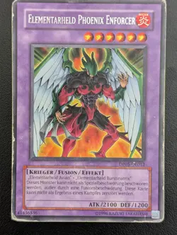 Elementarheld Phoenix Enforcer DP05-DE012 Rare Deutsch Poor Yugioh - Image 1