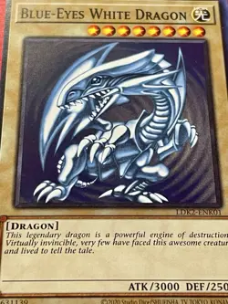 Blue-Eyes White Dragon | SDK Art | MISPRINT | LDK2-ENK01 | NM | Common | YuGiOh! - Image 2