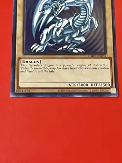 Blue-Eyes White Dragon | SDK Art | MISPRINT | LDK2-ENK01 | NM | Common | YuGiOh! - Image 3