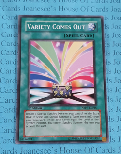 ABPF-EN046 Variety Comes Out Yu-Gi-Oh Card 1st Edition New - Image 1