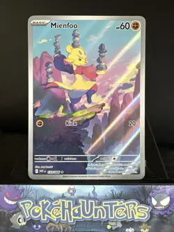Pokemon Card Mienfoo 133/086 White Flare Illustration Rare NM - Image 1