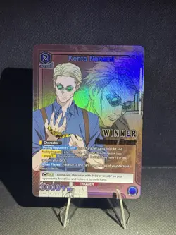 Kento Nanami Union Arena Card Winner For Jujutsu Kaisen Volume 2 Pre-Release ￼ - Image 1