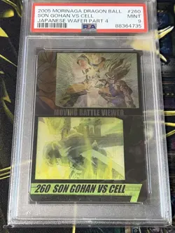 Dragon Ball PSA10 Gohan Cell Morinaga Wafers 3D Card Rare 260 - Image 2