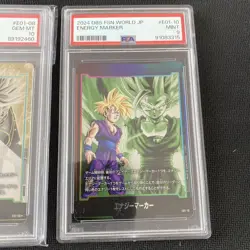 Dragon Ball Super Card Game Trunks Energy Marker Parallel PSA10 Bonus Gohan - Image 3