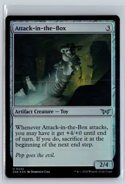 FOIL AttackintheBox Duskmourn Uncommon - MTG Magic the Gathering Card - Image 1
