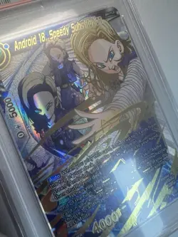 Dragon Ball Card Android 18 BT8033 PSA10 English Speedy - Image 2
