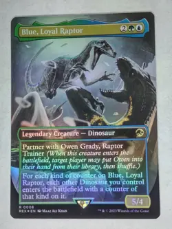 MTG Blue, Loyal Raptor FOIL - REX / 0008 - - Image 1