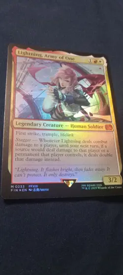 MTG: Final Fantasy: Lightning, Army of One: FOIL - Image 1