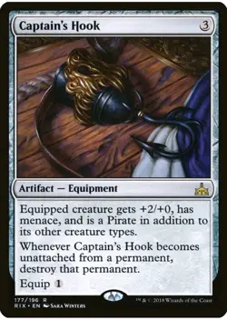 Captain's Hook Rivals of Ixalan MTG Magic ARTIFACT EQUIPMENT - Image 1