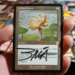Gilded Lotus - Retro Frame - The Brothers' War - Magic the Gathering MTG signed - Image 1