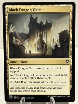 Black Dragon Gate 347 C Commander Legends: Battle for Baldur's Gate NM MTG - Image 1