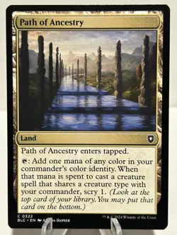 Path of Ancestry 322 C Commander: Bloomburrow NM MTG - Image 1