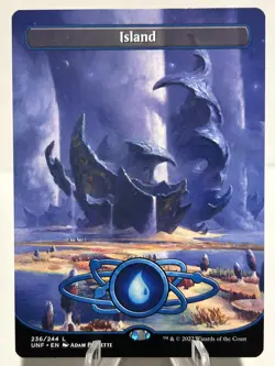 Island (236) (Borderless) 236 L Unfinity NM MTG - Image 1
