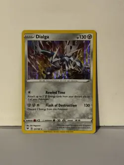 Dialga Holo 121/185 SWSH04: Vivid Voltage Near Mint Pokemon Fast Ship - Image 1
