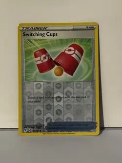 Switching Cups Reverse Holo 162/203 SWSH07: Evolving Skies Near Mint Pokemon Fas - Image 1