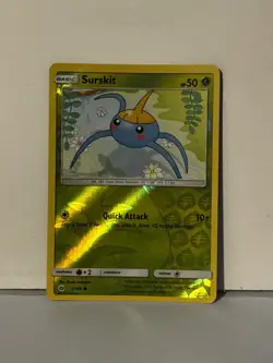Surskit Reverse Holo 7/149 SM Base Set Near Mint Pokemon Fast Ship - Image 1