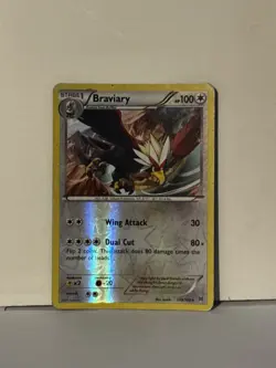 Braviary Reverse Holo 130/162 XY - BREAKthrough LP Pokemon Fast Ship - Image 1