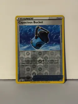 Capacious Bucket Reverse Holo 156/192 SWSH02: Rebel Clash Near Mint Pokemon Fast - Image 1