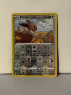 Eevee Reverse Holo 125/203 SWSH07: Evolving Skies Near Mint Pokemon Fast Ship - Image 1