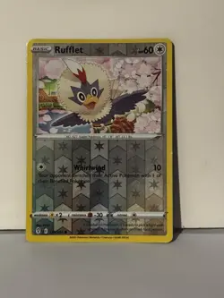 Rufflet Reverse Holo 136/203 SWSH07: Evolving Skies Near Mint Pokemon Fast Ship - Image 1