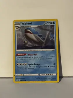 Wailord Holo 032/185 SWSH04: Vivid Voltage Near Mint Pokemon Fast Ship - Image 1