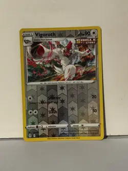 Vigoroth Reverse Holo 130/203 SWSH07: Evolving Skies Near Mint Pokemon Fast Ship - Image 1