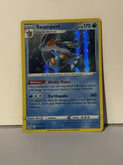 Swampert Holo 064/264 SWSH08: Fusion Strike NM Pokemon Fast Ship - Image 1