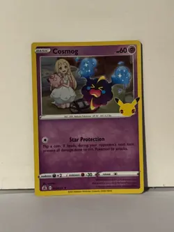 Cosmog Holo 013/025 Celebrations Near Mint Pokemon Fast Ship - Image 1