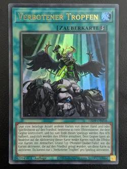 Verbotener Tropfen LED9-DE056 Ultra Rare Deutsch NM Yugioh - Image 1