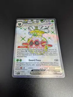 Forretress EX 230/193 Paldean Fates Full Art Holo Near Mint Pokemon Card - Image 3