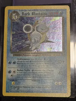 Dark Blastoise 3/82 Holo Rare Team Rocket Pokemon Card - Image 3