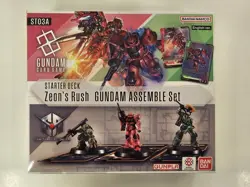 Gundam Card Game - Starter Deck Zeon's Rush Assemble Set ST03A Sealed - Image 1
