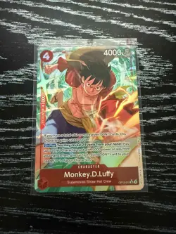 Monkey.D.Luffy Alt Art OP12-015 NM One Piece Card Game English - Image 1