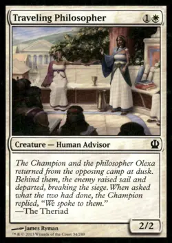 Traveling Philosopher Theros MTG Magic the Gathering card - Image 1