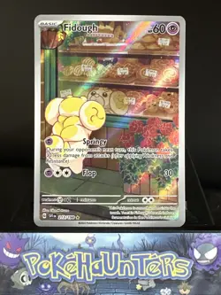 Pokemon Card Fidough 213/198 Scarlet & Violet Base Holo Illustration Rare NM - Image 1